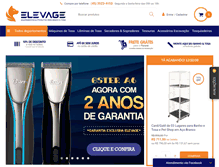 Tablet Screenshot of elevage.com.br